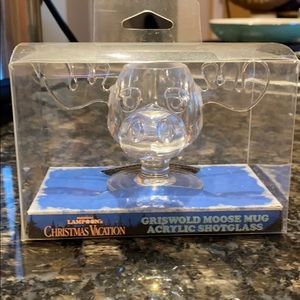 Moose mug shot glass